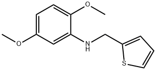 2,5-Dimethoxy-N-(2-thienylmethyl)aniline Struktur