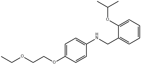 4-(2-Ethoxyethoxy)-N-(2-isopropoxybenzyl)aniline Struktur