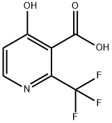 4-Hydroxy-2-(trifluoromethyl)nicotinic acid Struktur