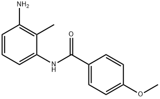 N-(3-Amino-2-methylphenyl)-4-methoxybenzamide Struktur