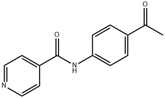 N-(4-Acetylphenyl)isonicotinamide Struktur