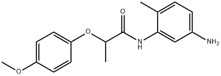 N-(4-Amino-2-methylphenyl)-2-(4-methoxyphenoxy)-propanamide Struktur