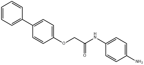 N-(4-Aminophenyl)-2-([1,1'-biphenyl]-4-yloxy)-acetamide Struktur