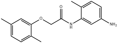 N-(5-Amino-2-methylphenyl)-2-(2,5-dimethylphenoxy)acetamide Struktur