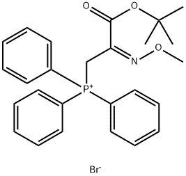 [3-(tert-butoxy)-2-(methoxyimino)-3-oxopropyl](triphenyl)phosphonium bromide Struktur