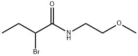 2-bromo-N-(2-methoxyethyl)butanamide Struktur