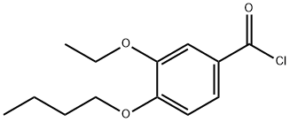 4-butoxy-3-ethoxybenzoyl chloride Struktur