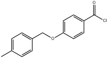 4-[(4-methylbenzyl)oxy]benzoyl chloride Struktur