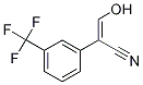 3-Hydroxy-2-[3-(trifluoromethyl)phenyl]-acrylonitrile Struktur