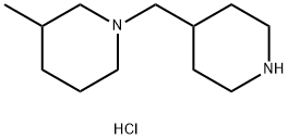 4-(4-Methyl-1-piperidinyl)piperidinedihydrochloride Struktur