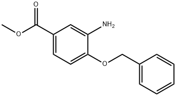 Methyl 3-amino-4-(benzyloxy)benzoate Struktur