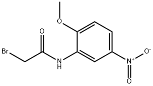 2-Bromo-N-(2-methoxy-5-nitrophenyl)acetamide Struktur