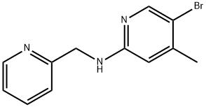 5-Bromo-4-methyl-N-(2-pyridinylmethyl)-2-pyridinamine Struktur