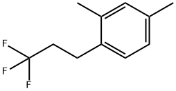 2,4-Dimethyl-1-(3,3,3-trifluoropropyl)benzene Struktur