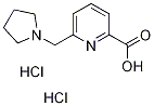 2-pyridinecarboxylic acid, 6-(1-pyrrolidinylmethyl)- Struktur