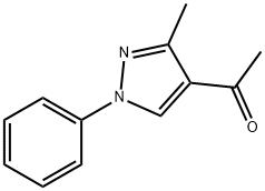 1-(3-Methyl-1-phenyl-1H-pyrazol-4-yl)ethanone Struktur