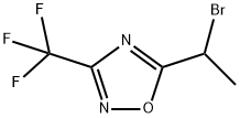 5-(1-Bromoethyl)-3-(trifluoromethyl)-1,2,4-oxadiazole Struktur