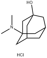 3-(Dimethylamino)adamantan-1-ol hydrochloride Struktur