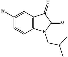 5-Bromo-1-isobutyl-1H-indole-2,3-dione Struktur