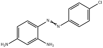 4-[(E)-(4-Chlorophenyl)diazenyl]benzene-1,3-diamine Struktur