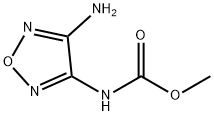 Methyl (4-amino-1,2,5-oxadiazol-3-yl)carbamate Struktur