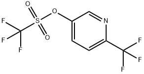 6-(Trifluoromethyl)pyridin-3-yl trifluoromethanesulfonate Struktur