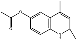 2,2,4-Trimethyl-1,2-dihydroquinolin-6-yl acetate Struktur