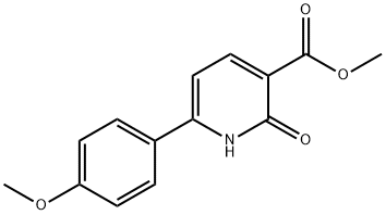 Methyl 6-(4-methoxyphenyl)-2-oxo-1,2-dihydropyridine-3-carboxylate Struktur