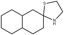 Octahydro-1H-spiro[naphthalene-2,2'-[1,3]thiazolidine] Struktur