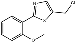 5-(Chloromethyl)-2-(2-methoxyphenyl)-1,3-thiazole hydrochloride Struktur