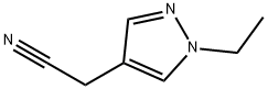 (1-Ethyl-1H-pyrazol-4-yl)acetonitrile Struktur