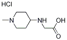 (1-METHYL-PIPERIDIN-4-YLAMINO)-ACETIC ACIDHYDROCHLORIDE Struktur