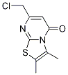 7-(CHLOROMETHYL)-2,3-DIMETHYL-5H-[1,3]THIAZOLO[3,2-A]PYRIMIDIN-5-ONE Struktur