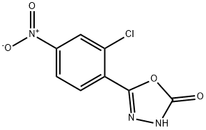 5-(2-chloro-4-nitrophenyl)-1,3,4-oxadiazol-2(3h)-one Struktur