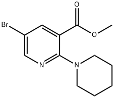 methyl 5-bromo-2-piperidinonicotinate Struktur