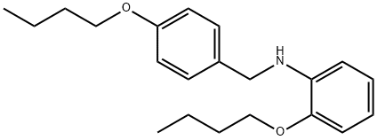 2-Butoxy-N-(4-butoxybenzyl)aniline Struktur