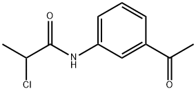 N-(3-Acetylphenyl)-2-chloropropanamide Struktur