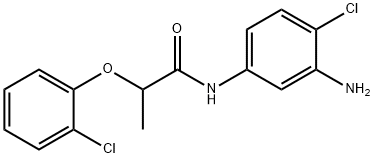 N-(3-Amino-4-chlorophenyl)-2-(2-chlorophenoxy)-propanamide Struktur