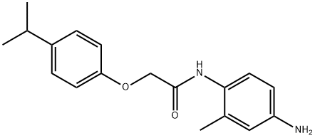 N-(4-Amino-2-methylphenyl)-2-(4-isopropylphenoxy)-acetamide Struktur