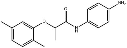 N-(4-Aminophenyl)-2-(2,5-dimethylphenoxy)-propanamide Struktur