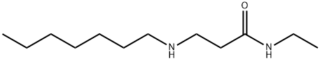 N-Ethyl-3-(heptylamino)propanamide Struktur