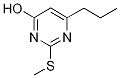 2-(methylthio)-6-propylpyrimidin-4-ol Struktur