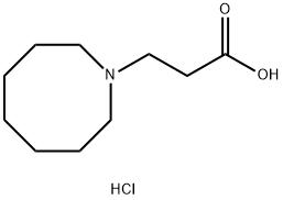 3-azocan-1-ylpropanoic acid hydrochloride Struktur