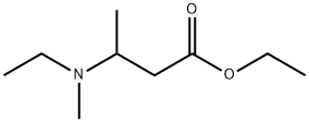 ethyl 3-[ethyl(methyl)amino]butanoate Struktur