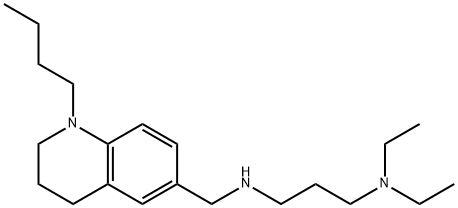 N'-[(1-butyl-1,2,3,4-tetrahydroquinolin-6-yl)methyl]-N,N-diethylpropane-1,3-diamine Struktur