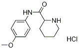 N-(4-Methoxyphenyl)-2-piperidinecarboxamidehydrochloride Struktur