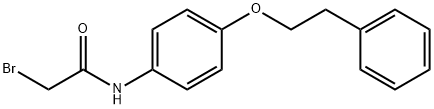 2-Bromo-N-[4-(phenethyloxy)phenyl]acetamide Struktur