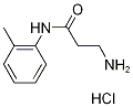 3-Amino-N-(2-methylphenyl)propanamidehydrochloride Struktur