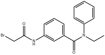 3-[(2-Bromoacetyl)amino]-N-ethyl-N-phenylbenzamide Struktur