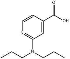 2-(Dipropylamino)isonicotinic acid Struktur